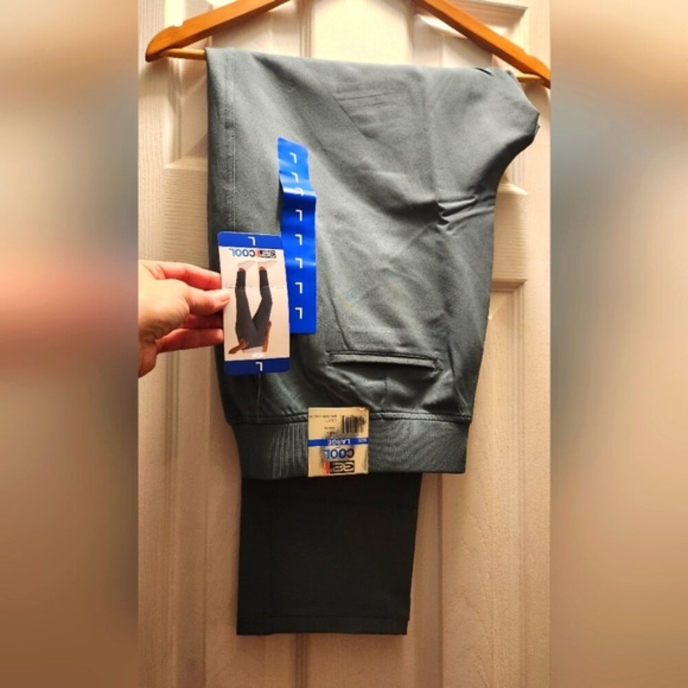 NWT Women's Large Balsam Green Leisure Pants 28.5 in inseam moisture wicking